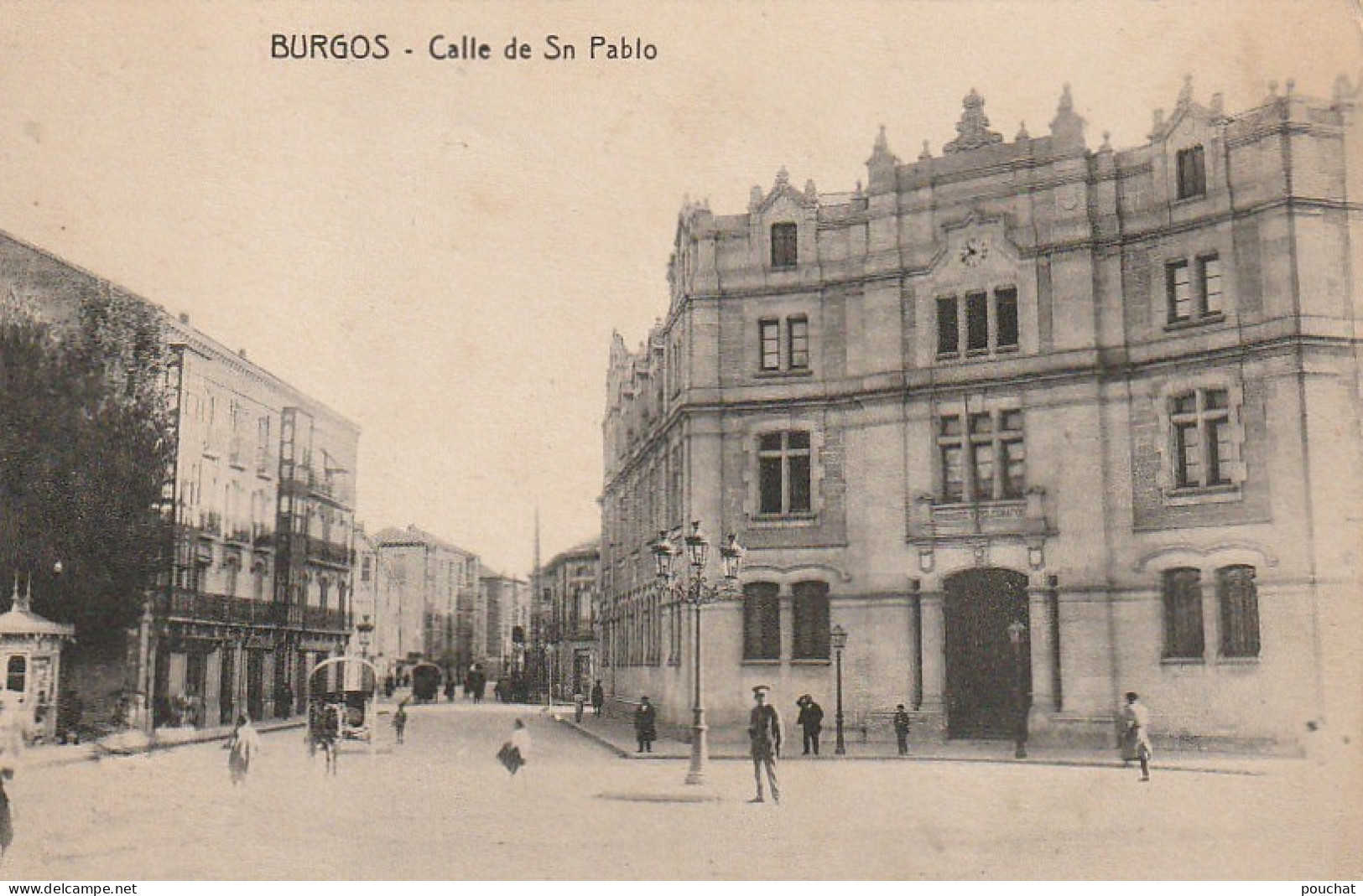 Z+ 30- BURGOS ( ESPANA ) - CALLE DE SAN PABLO - 2 SCANS - Burgos