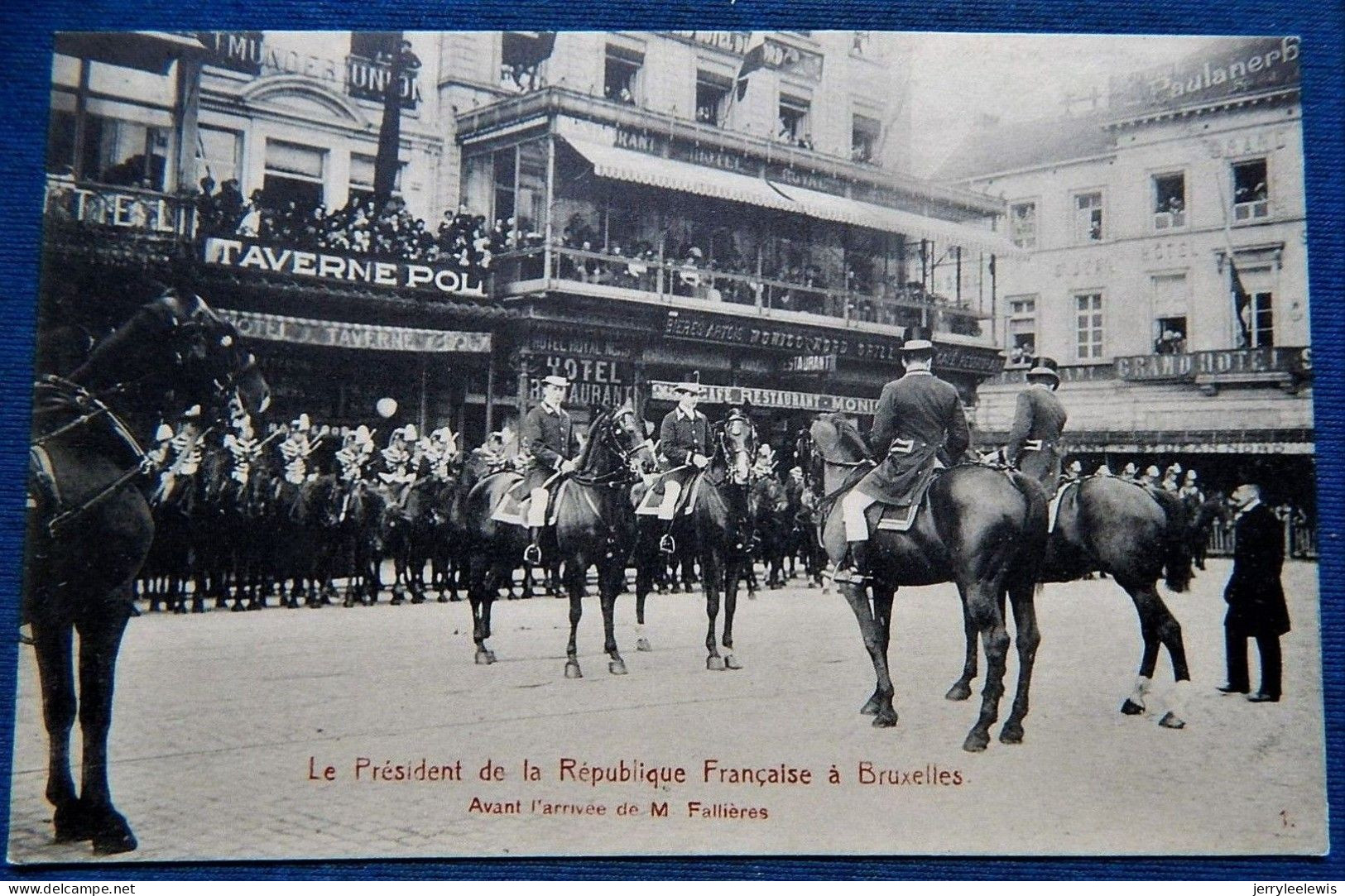 BRUXELLES - Le Président De La République Française   à Bruxelles  - Avant L'arrivée De M. Fallières - Feesten En Evenementen