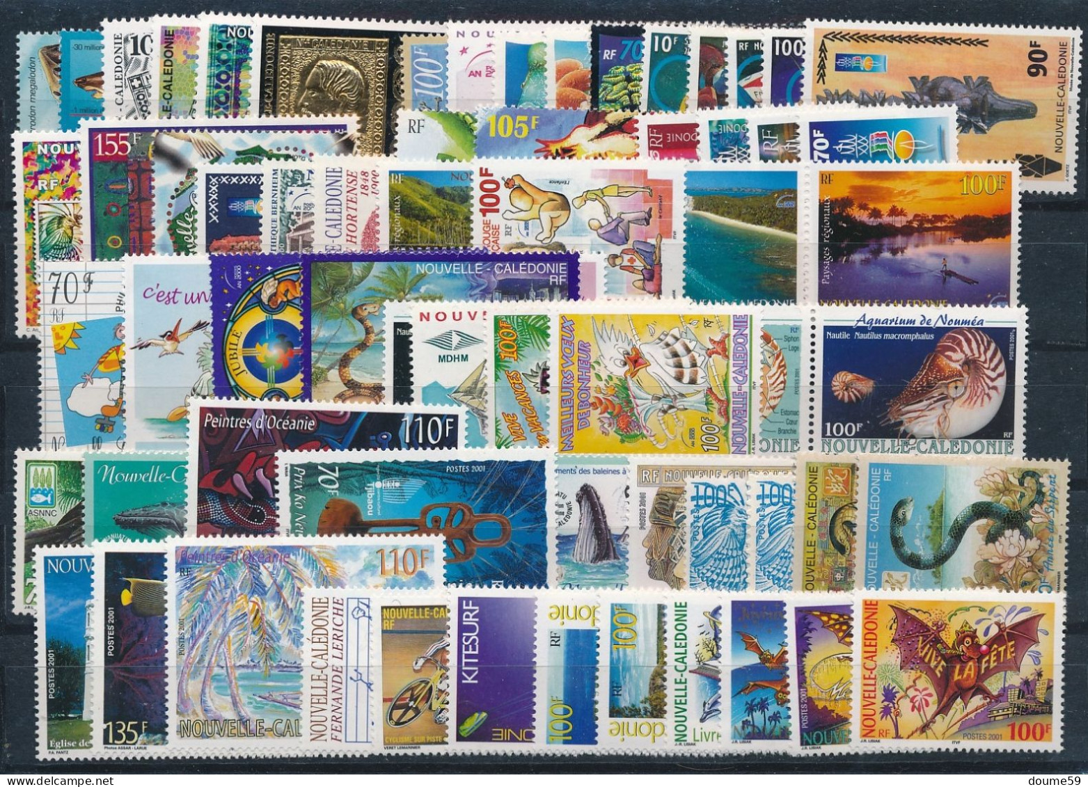 BD-400: Nelle CALEDONIE: Années 2000/2001** N°812/862 + Timbres Des Blocs21/25 - Unused Stamps