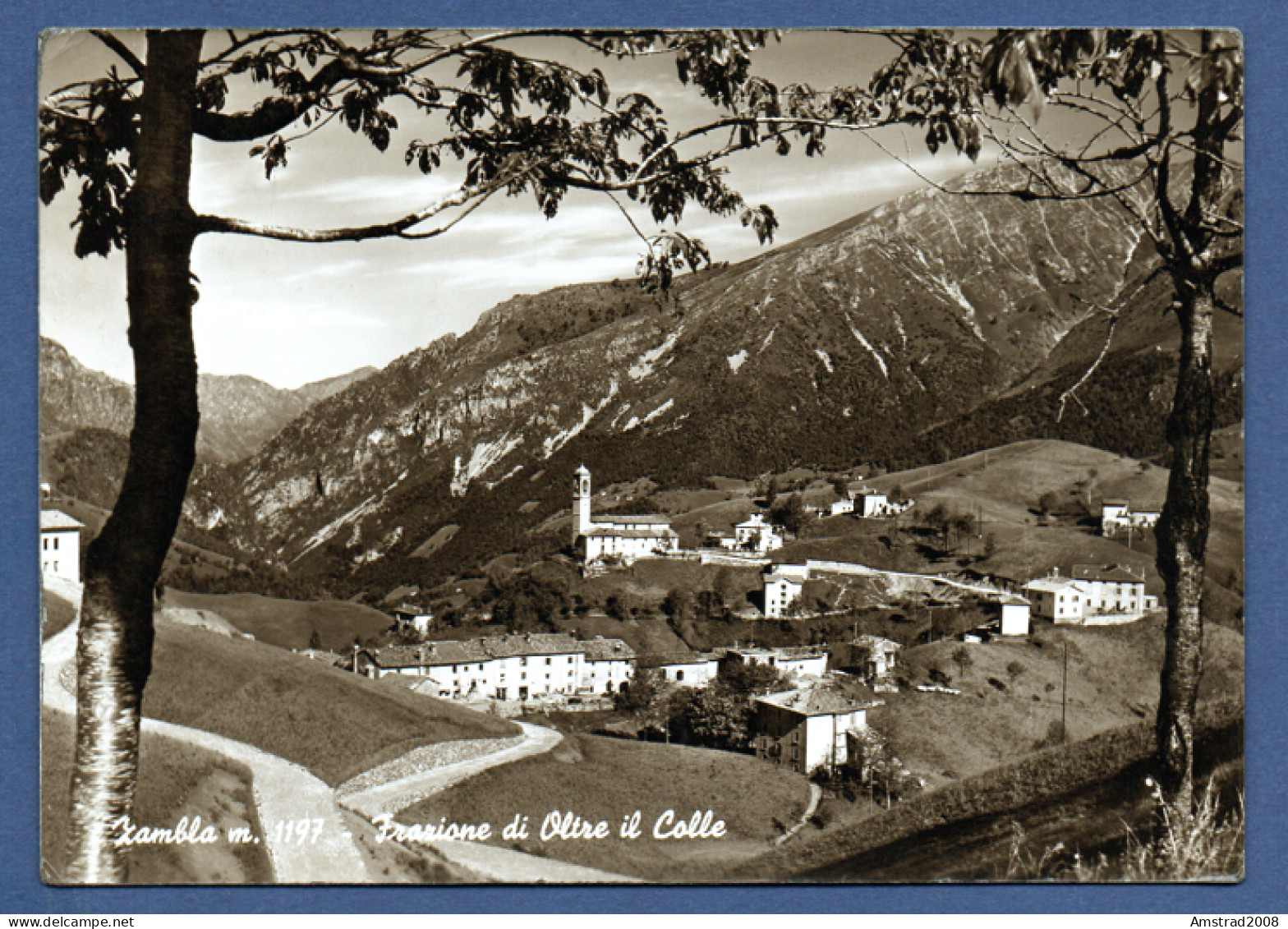 1954 - ZAMBLA - FRAZIONE DI OLTRE IL COLLE -  ITALIE - Bergamo