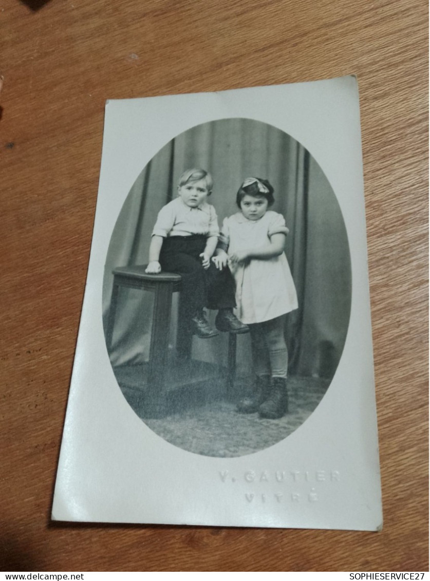 563 //   PHOTO ANCIENNE 13 X 9 CMS ENFANTS - Anonymous Persons