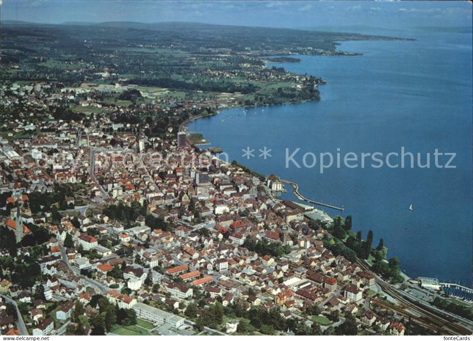 12011640 Rorschach Bodensee Fliegeraufnahme Mit Horn Steinach Arbon Romanshorn R - Sonstige & Ohne Zuordnung