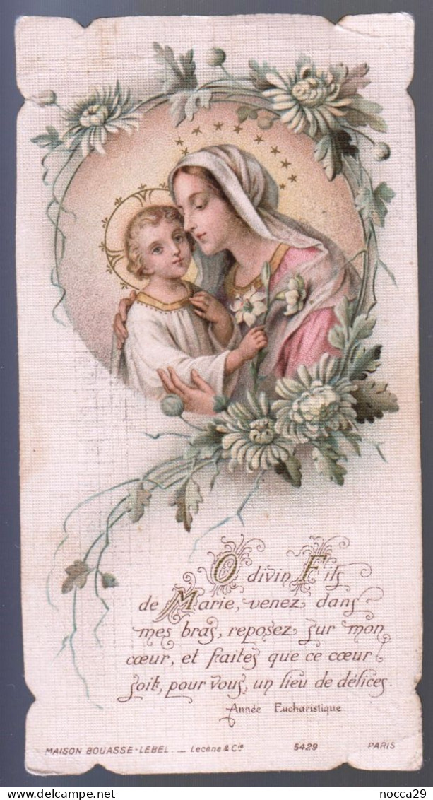 VECCHIO SANTINO - MADONNA CON GESU BAMBINO  (H880) - Devotion Images