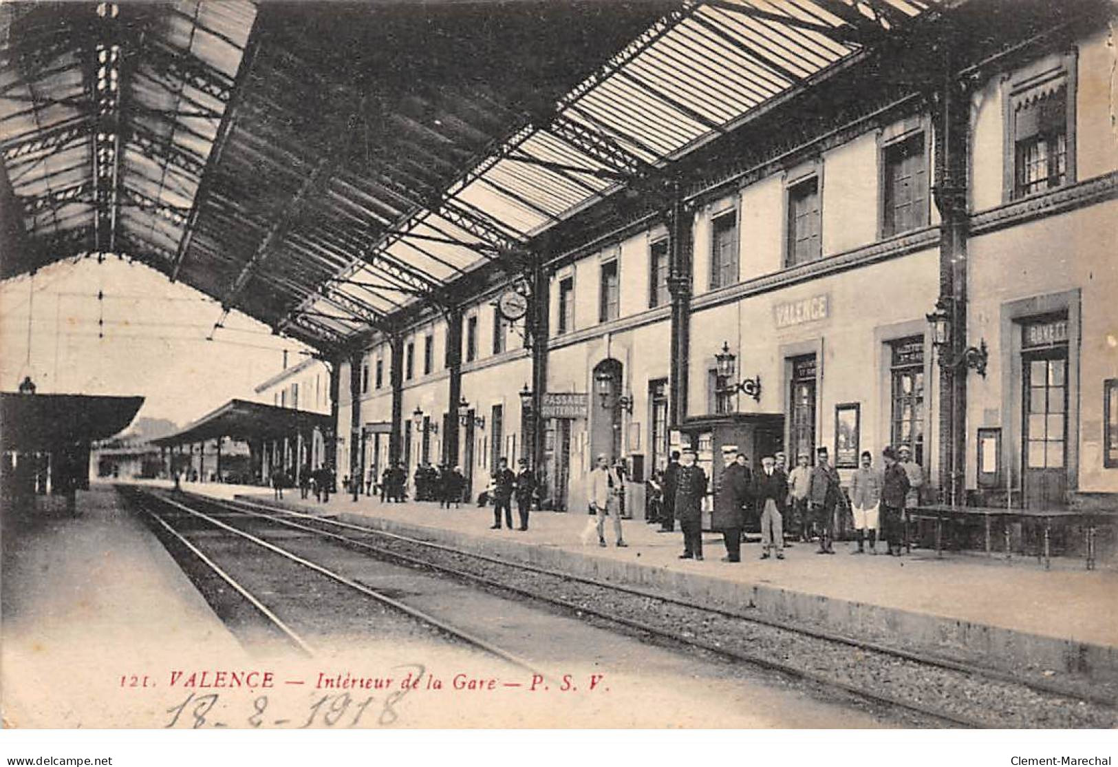 VALENCE - Intérieur De La Gare - Très Bon état - Valence