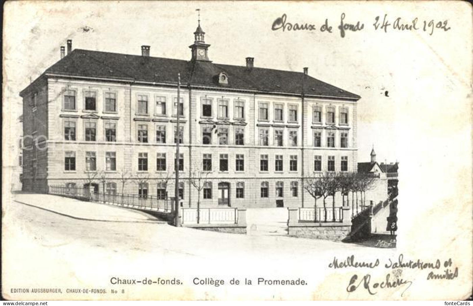 12011080 Chaux-de-Fonds La College De La Promenade Chaux-de-Fonds La - Altri & Non Classificati