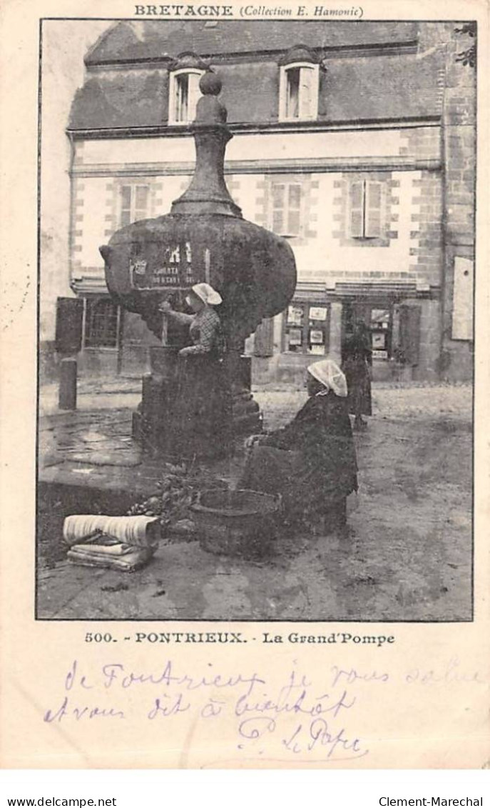 PONTRIEUX - La Grand Pompe - Très Bon état - Pontrieux