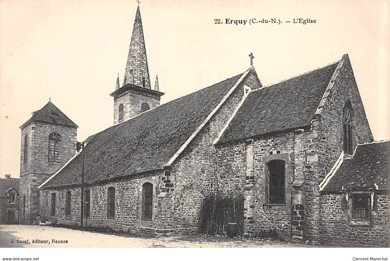 ERQUY - L'Eglise - Très Bon état - Erquy