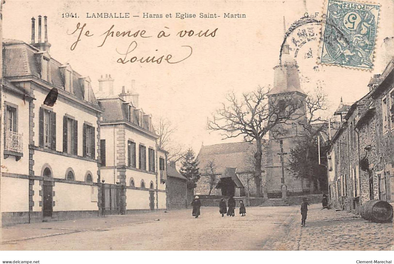 LAMBALLE - Haras Et Eglise Saint Martin - Très Bon état - Lamballe