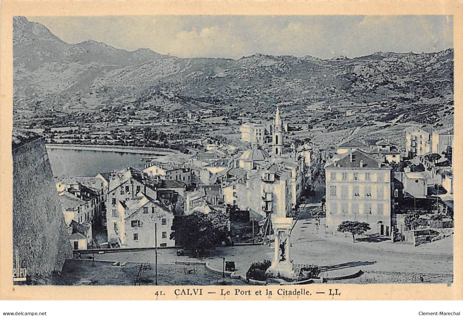 CALVI - Le Port Et La Citadelle - Très Bon état - Calvi