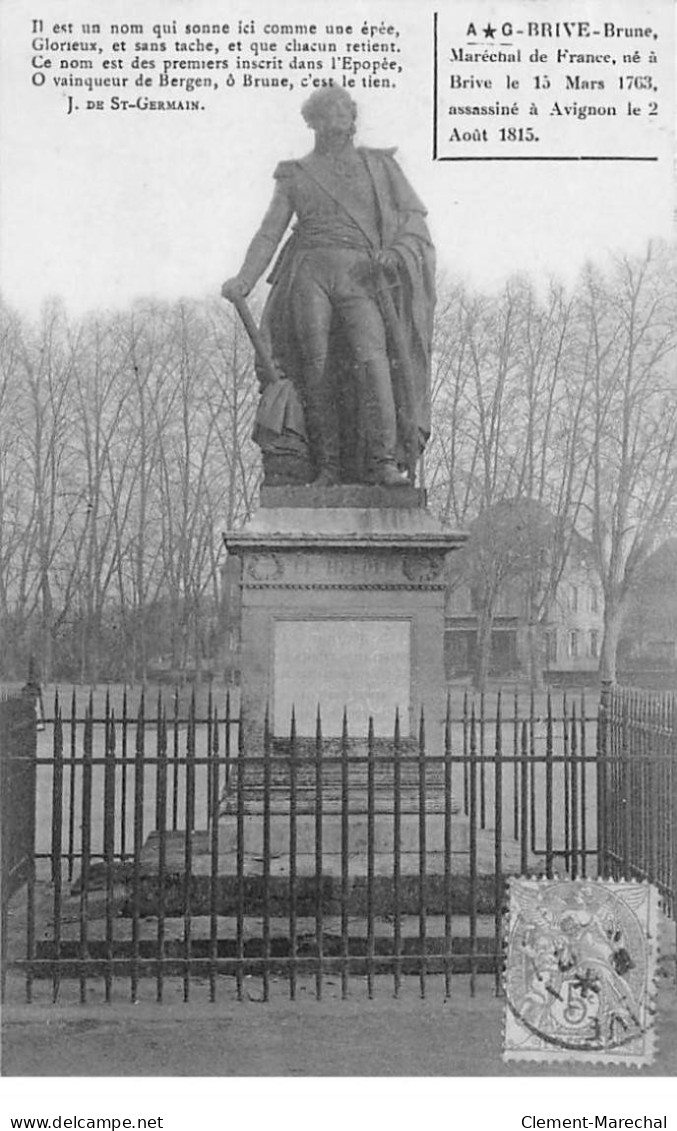 BRIVE - Statue Brune - Très Bon état - Brive La Gaillarde