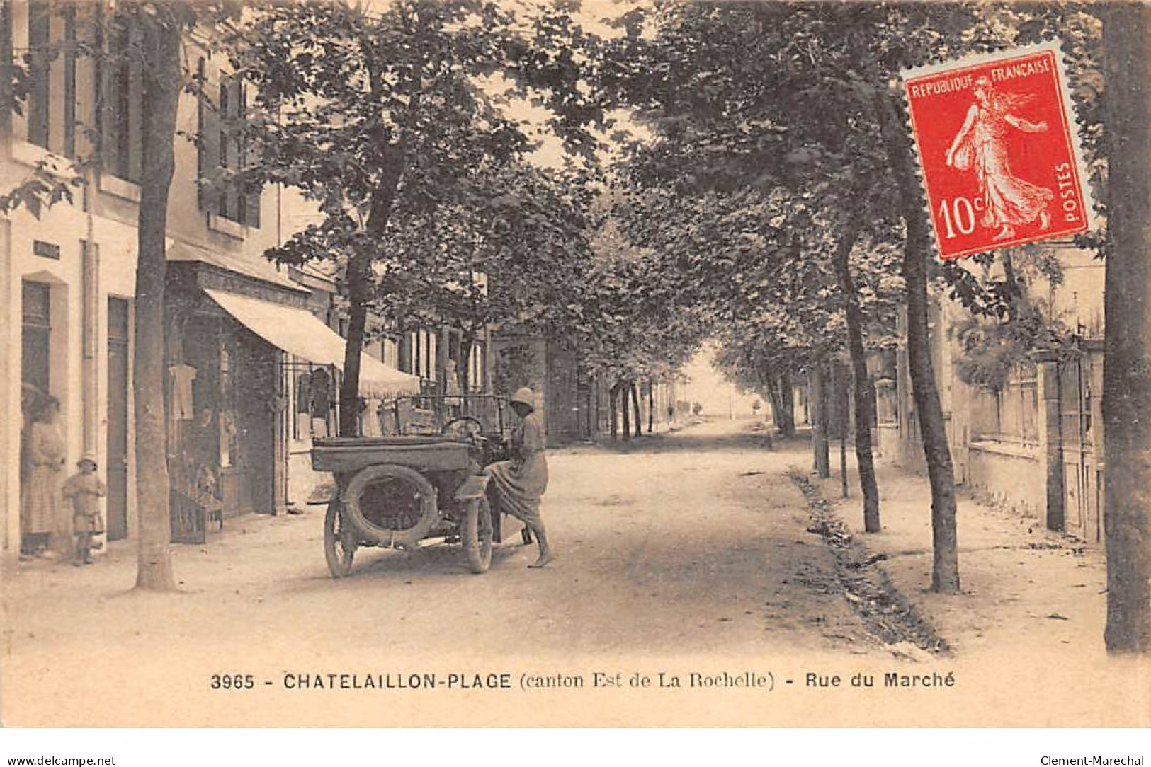 CHATELAILLON PLAGE - Rue Du Marché - Très Bon état - Châtelaillon-Plage