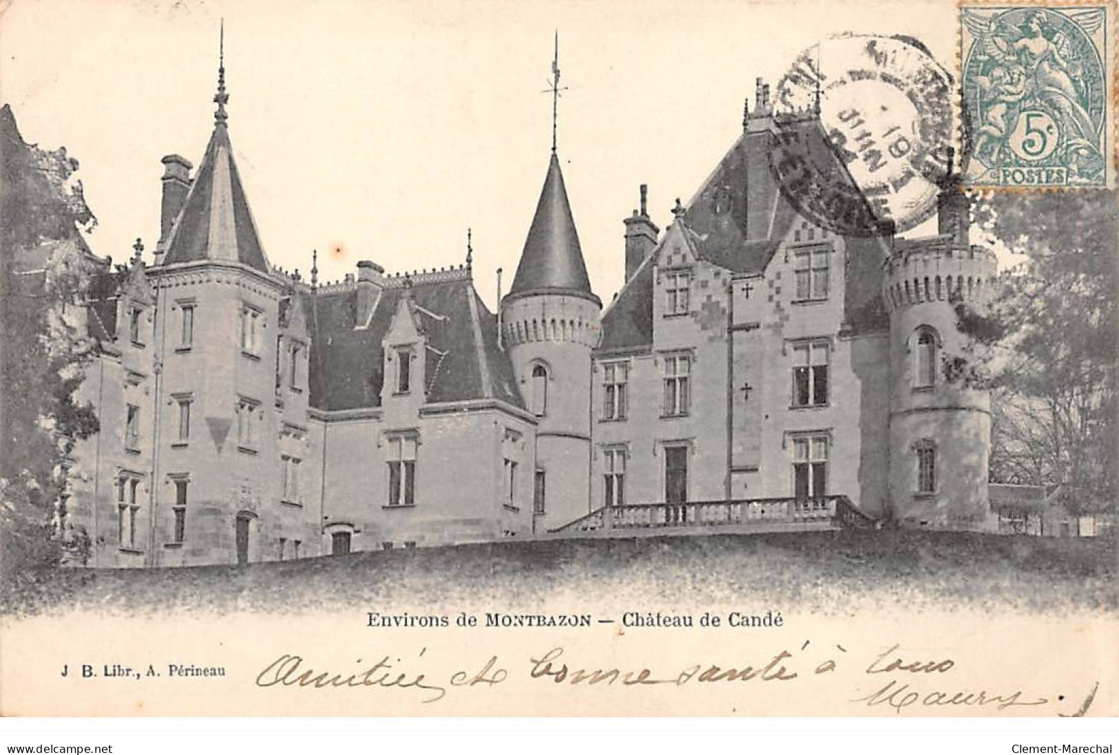 Environs De MONTBAZON - Château De CANDE - Très Bon état - Autres & Non Classés
