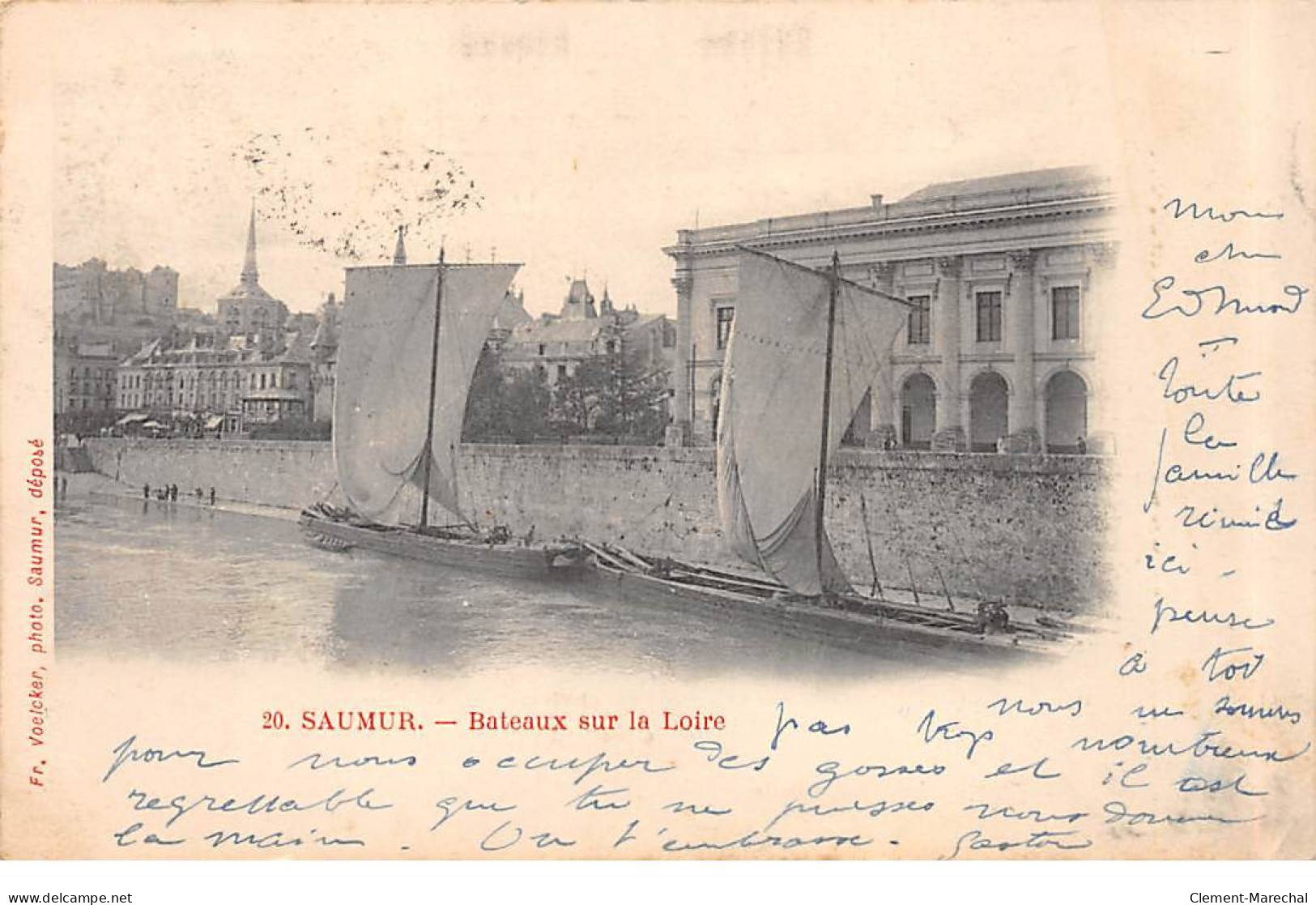 SAUMUR - Bateaux Sur La Loire - Très Bon état - Saumur