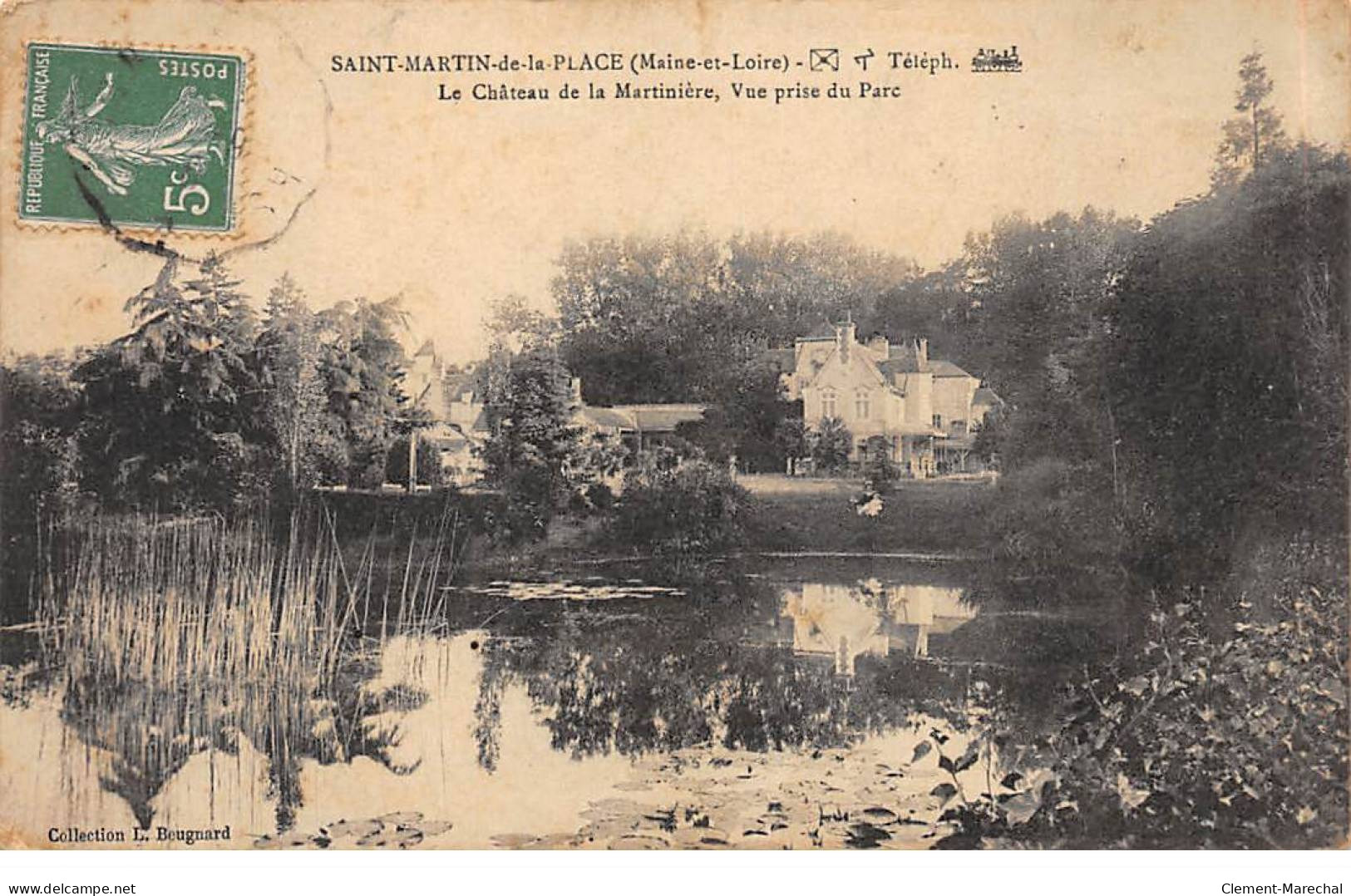 SAINT MARTIN DE LA PLACE - Le Château De La Martinière - Vue Prise Du Parc - Très Bon état - Autres & Non Classés