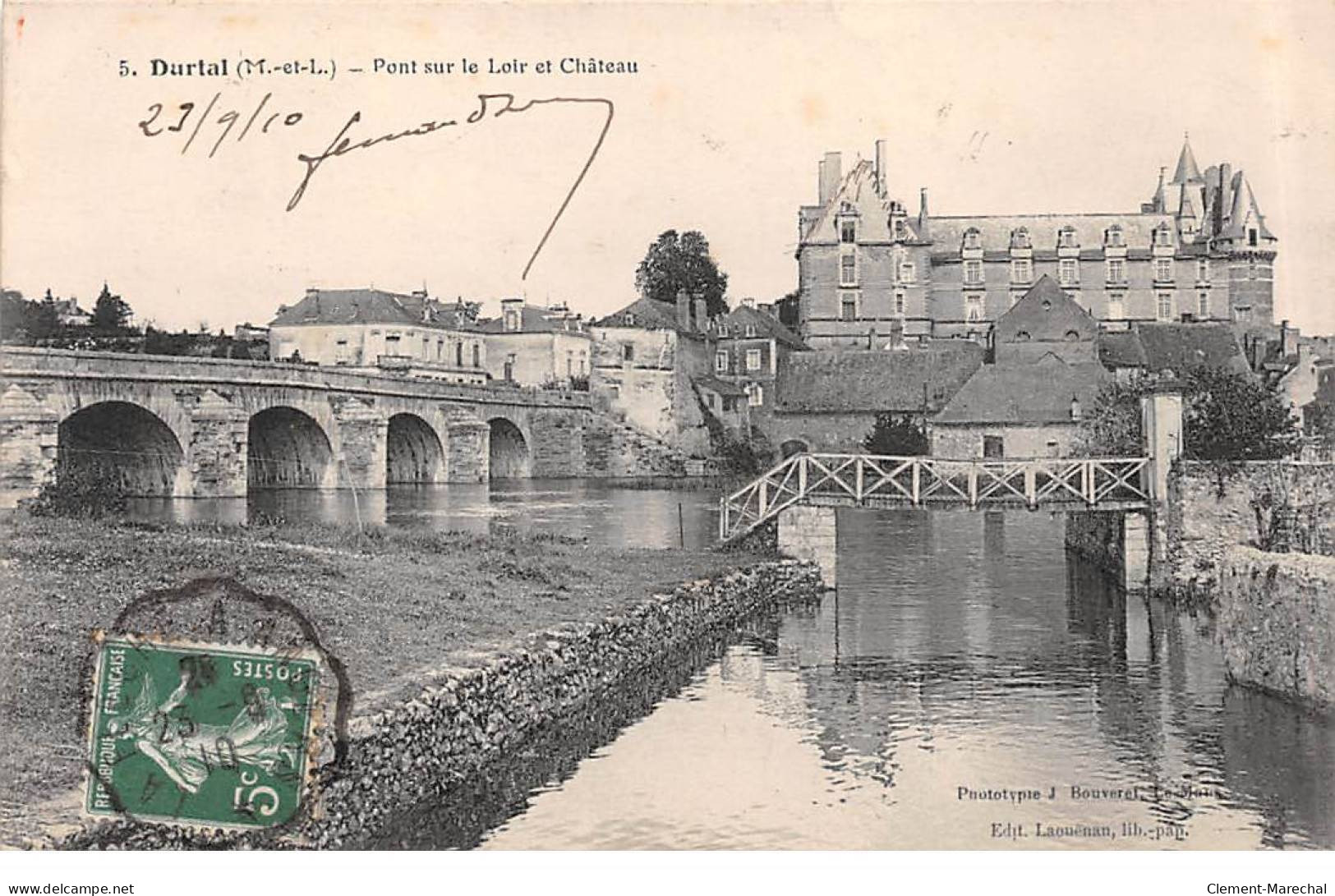 DURTAL - Pont Sur Le Loirt Et Château - Très Bon état - Durtal