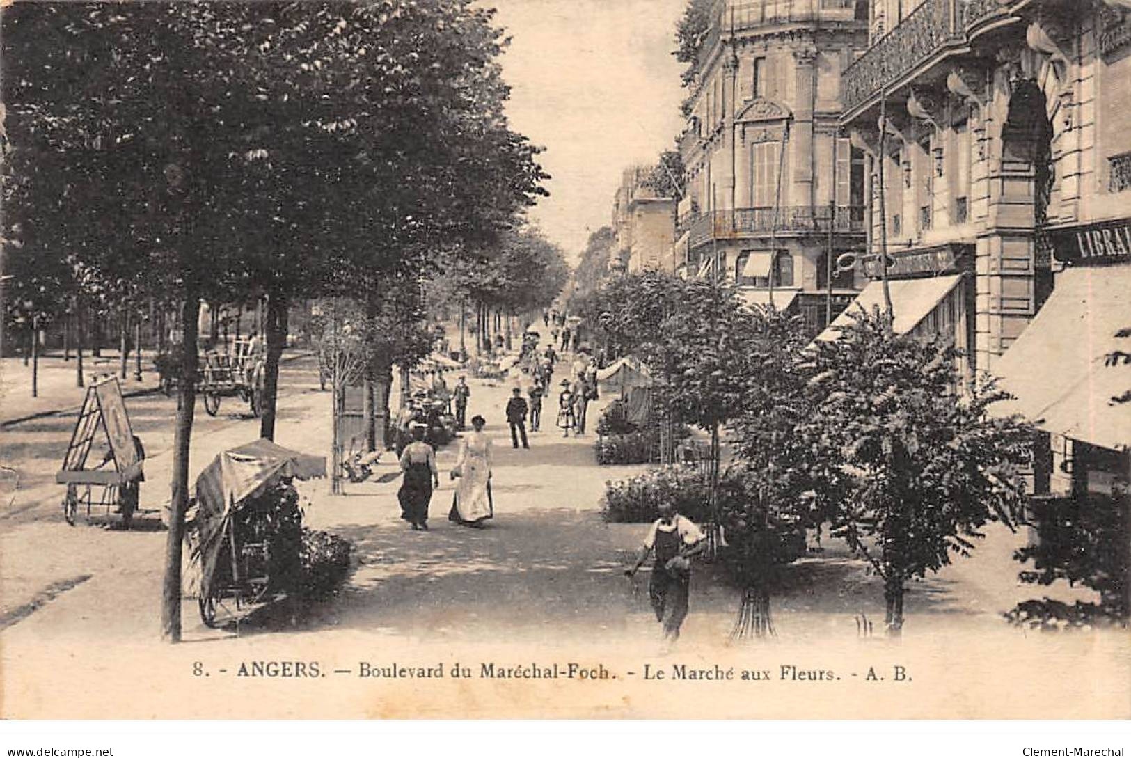 ANGERS - Boulevard Du Maréchal Foch - Le Marché Aux Fleurs - Très Bon état - Angers