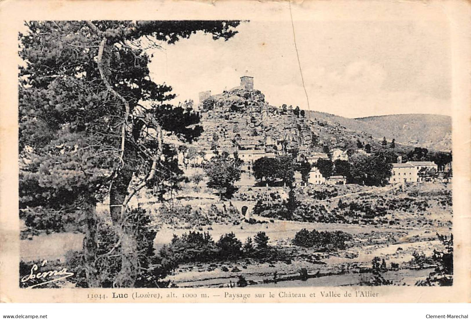 LUC - Paysage Sur Le Château Et Vallée De L'Allier - Très Bon état - Andere & Zonder Classificatie