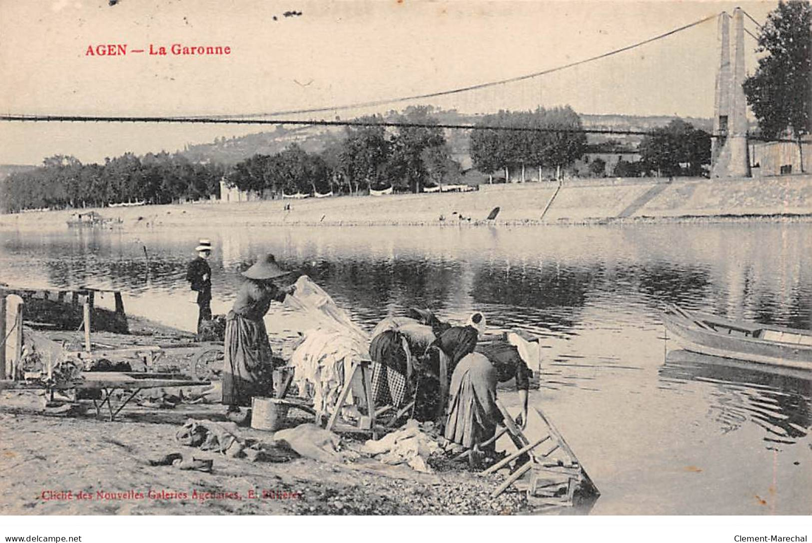 AGEN - La Garonne - Très Bon état - Agen