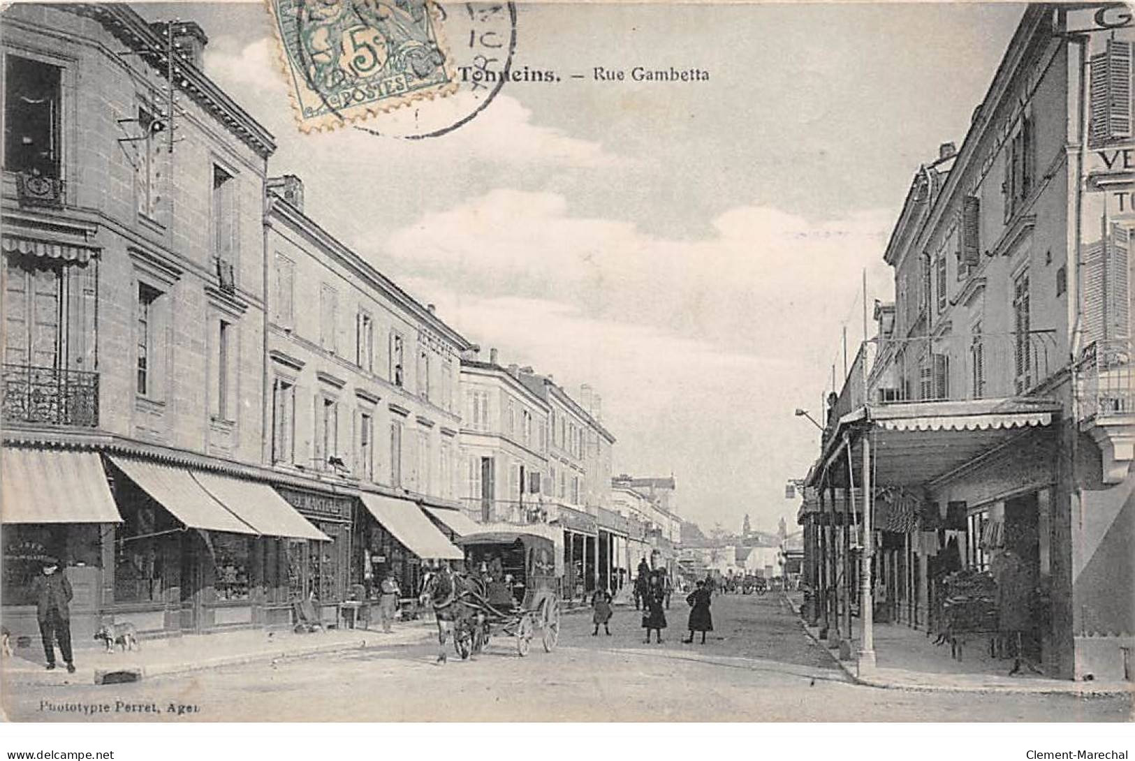 TONNEINS - Rue Gambetta - Très Bon état - Tonneins