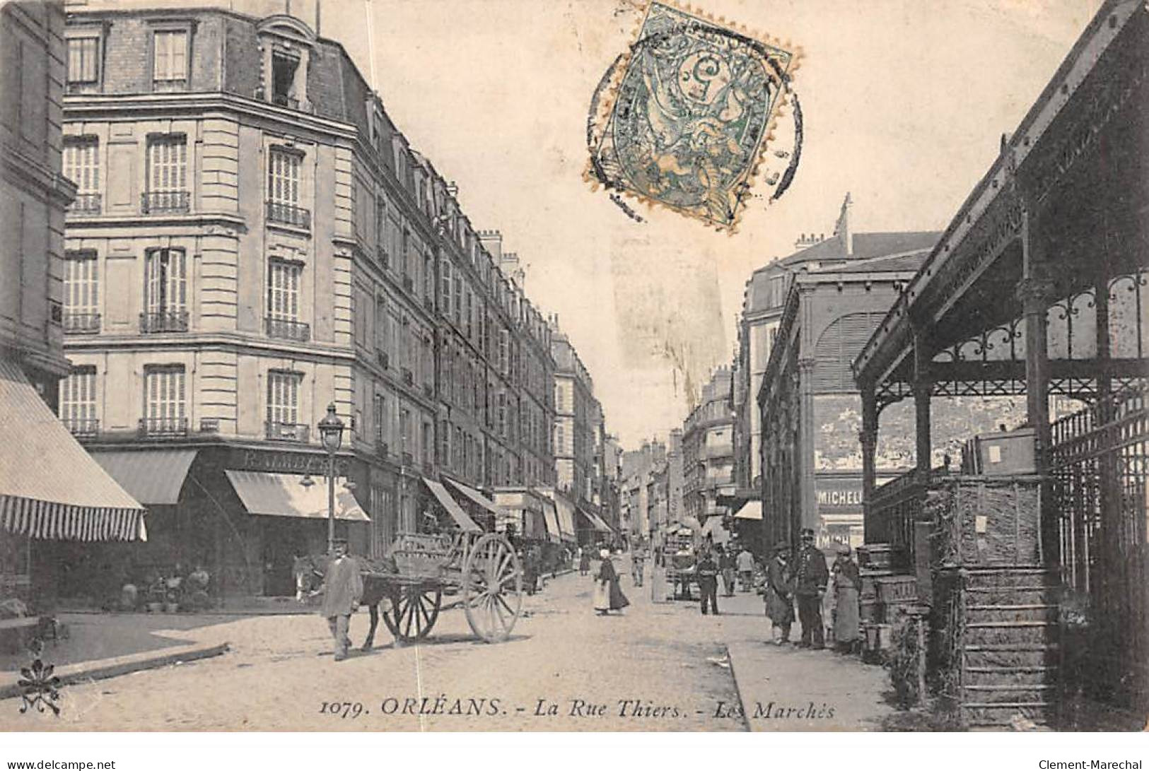 ORLEANS - La Rue Thiers - Les Marchés - Très Bon état - Orleans