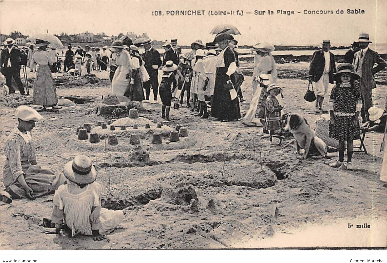 PORNICHET - Sur La Plage - Concours De Sable - Très Bon état - Pornichet