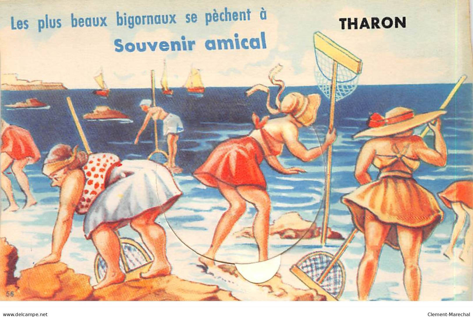 THARON - Souvenir Amical - Carte Système - Très Bon état - Tharon-Plage