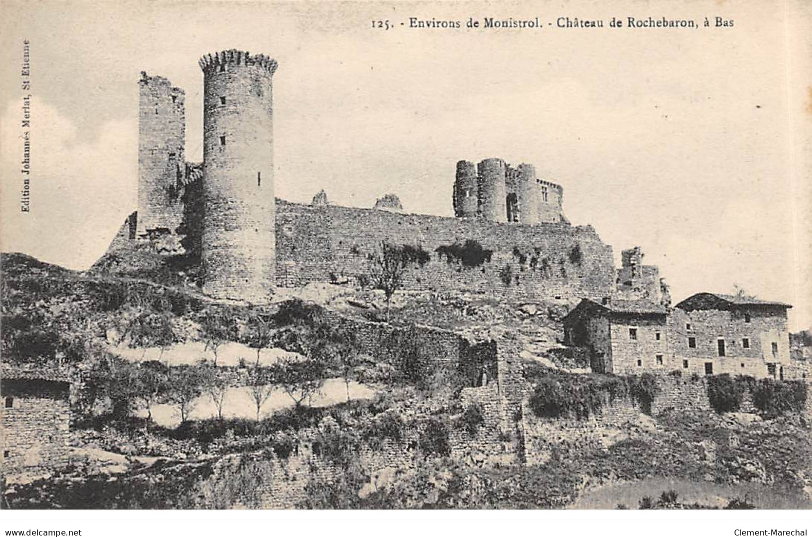 Château De ROCHEBARON à BAS - Très Bon état - Autres & Non Classés