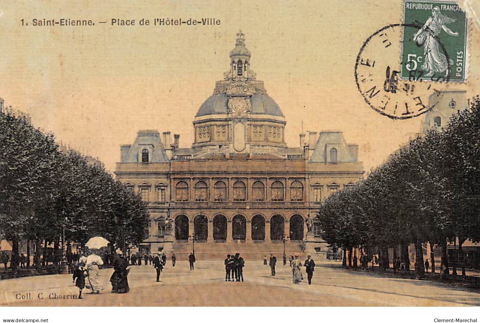 SAINT ETIENNE - Place De L'Hôtel De Ville - Très Bon état - Saint Etienne