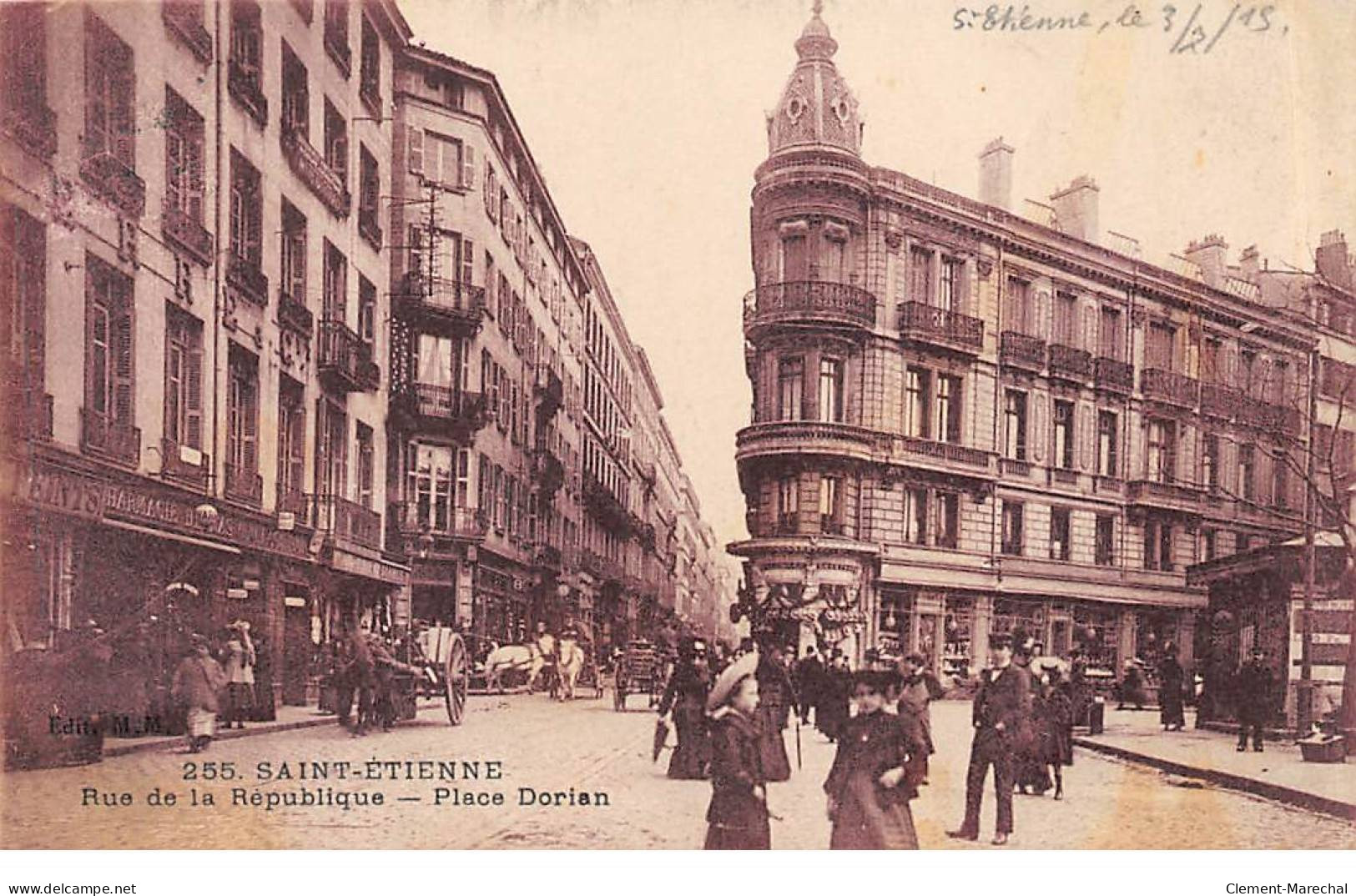 SAINT ETIENNE - Rue De La République - Place Dorian - Très Bon état - Saint Etienne