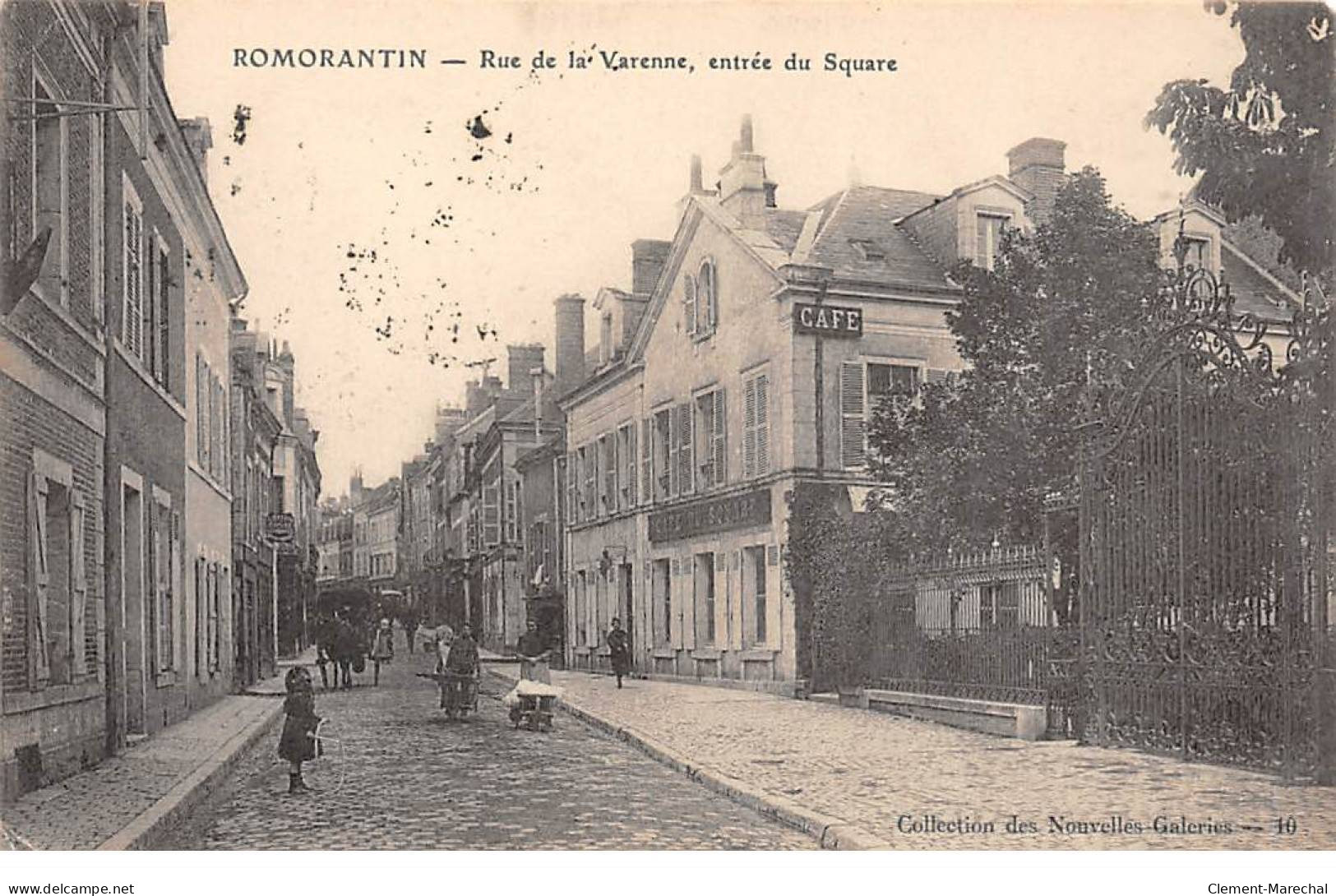 ROMORANTIN - Rue De La Varenne, Entrée Du Square - Très Bon état - Romorantin