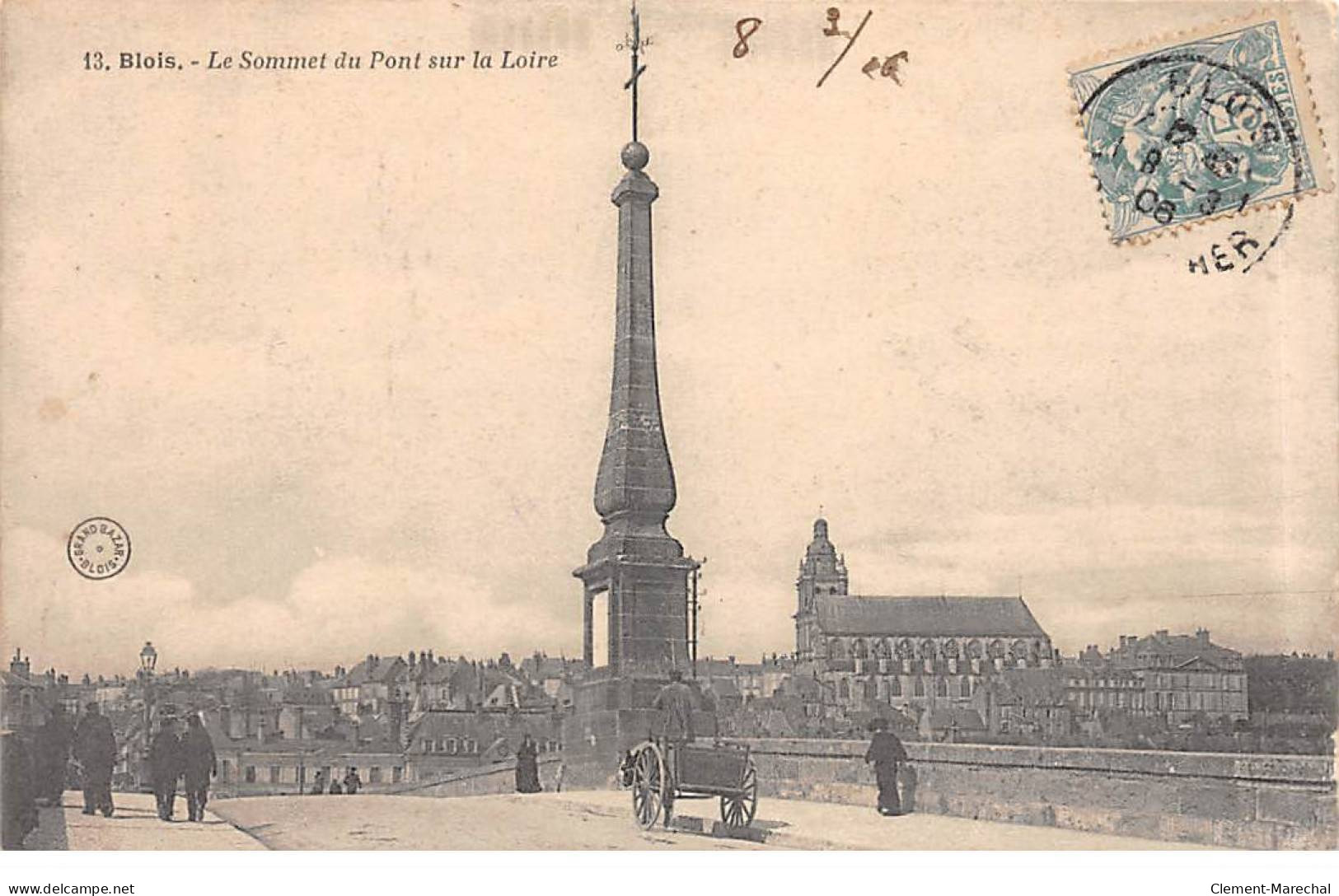 BLOIS - Le Sommet Du Pont Sur La Loire - Très Bon état - Blois