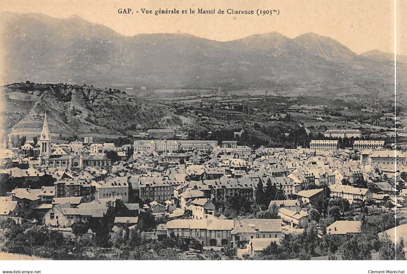 GAP - Vue Générale Et Le Massif De Charance - Très Bon état - Gap