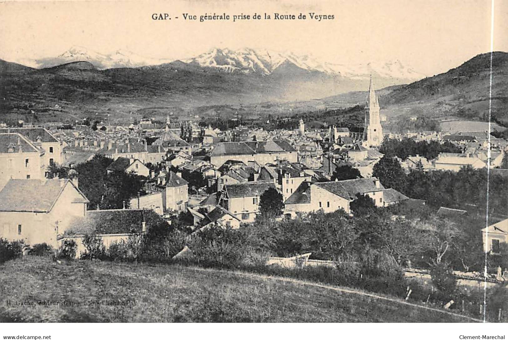 GAP - Vue Générale Prise De La Route De Veynes - Très Bon état - Gap