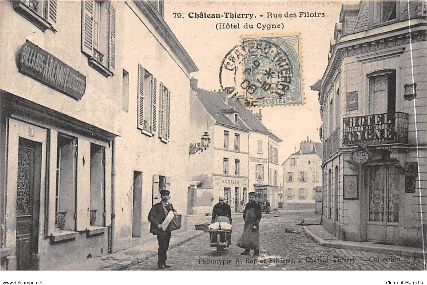 CHATEAU THIERRY - Rue Des Filoirs - Hôtel Du Cygne - Très Bon état - Chateau Thierry