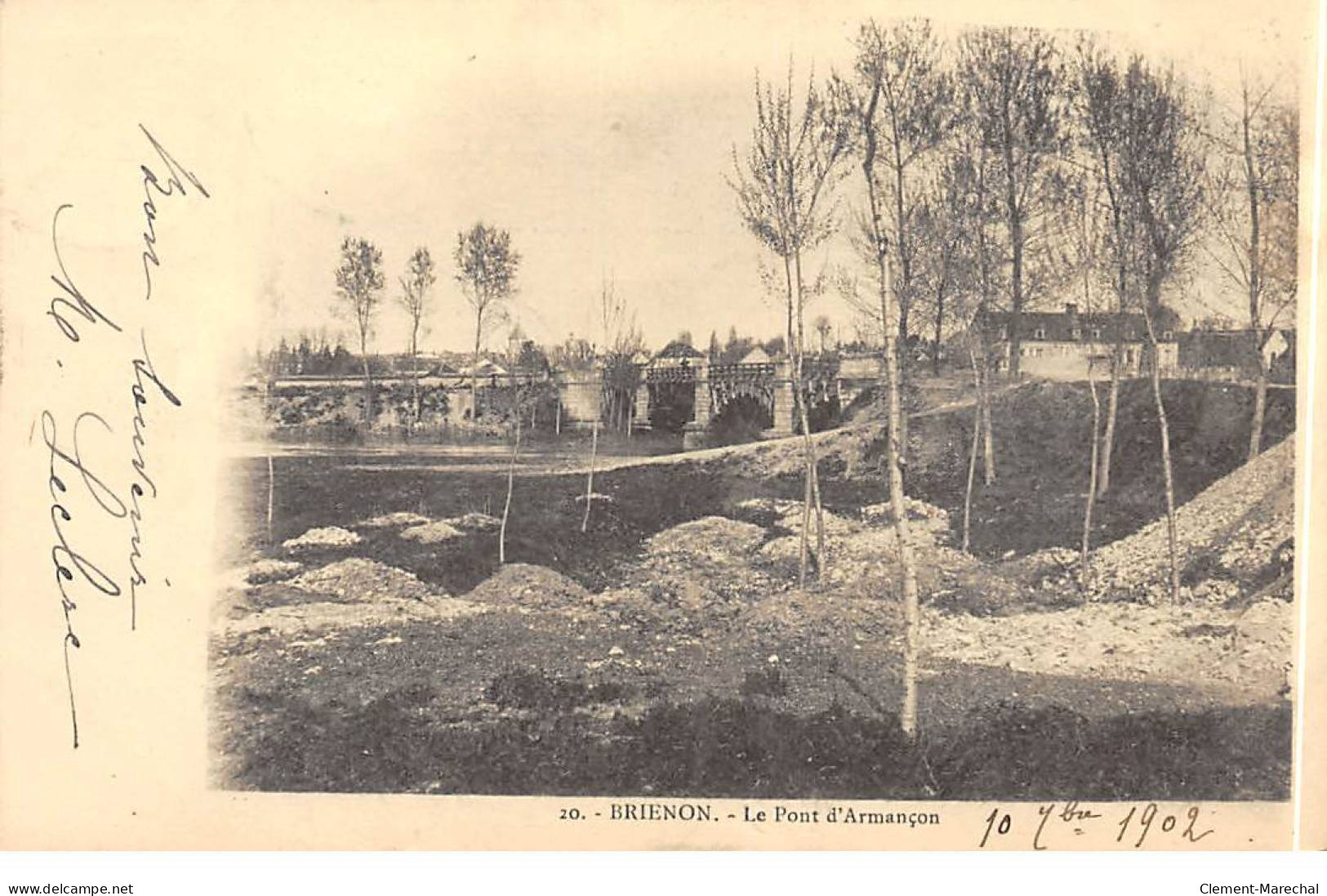 BRIENON - Le Pont D'Armançon - Très Bon état - Brienon Sur Armancon