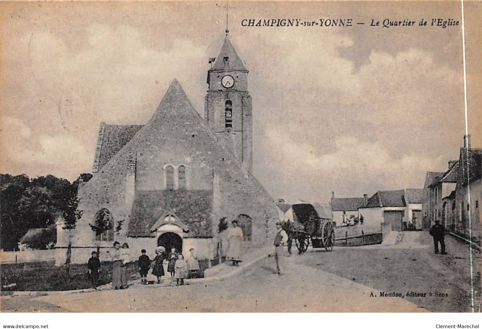 CHAMPIGNY SUR YONNE - Le Quartier De L'Eglise - Très Bon état - Champigny