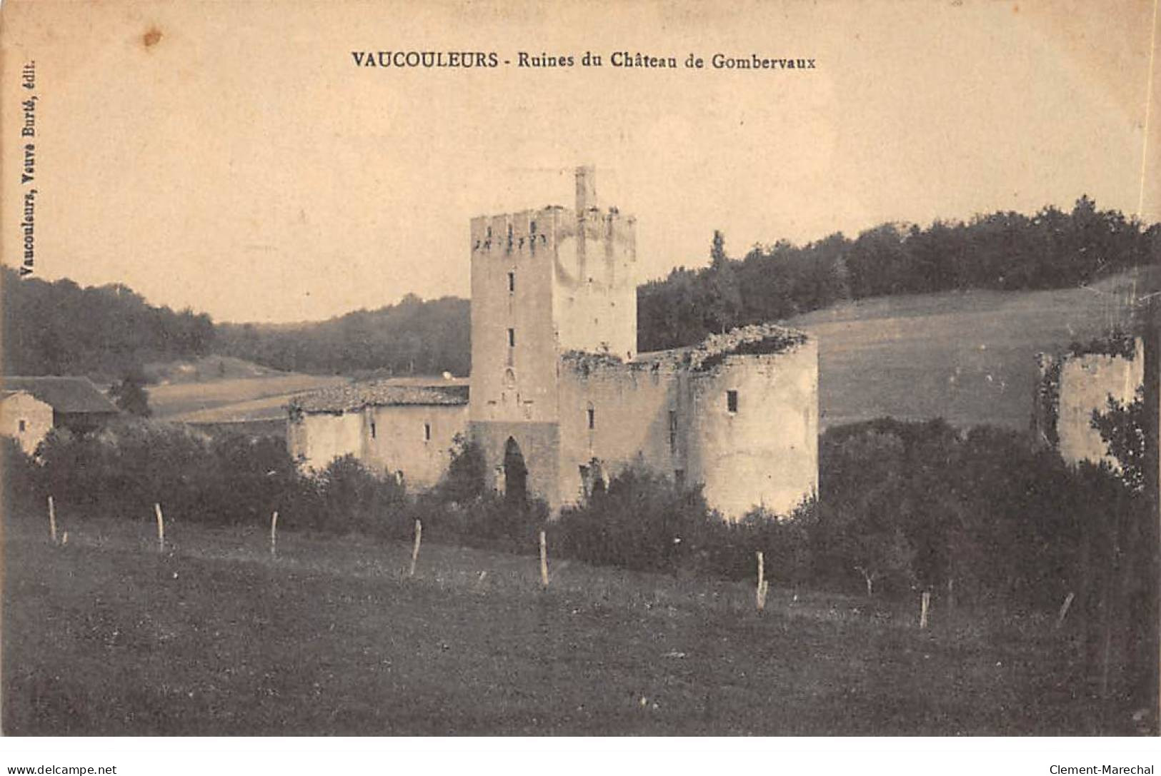 VAUCOULEURS - Ruines Du Château De Gombervaux - Très Bon état - Sonstige & Ohne Zuordnung