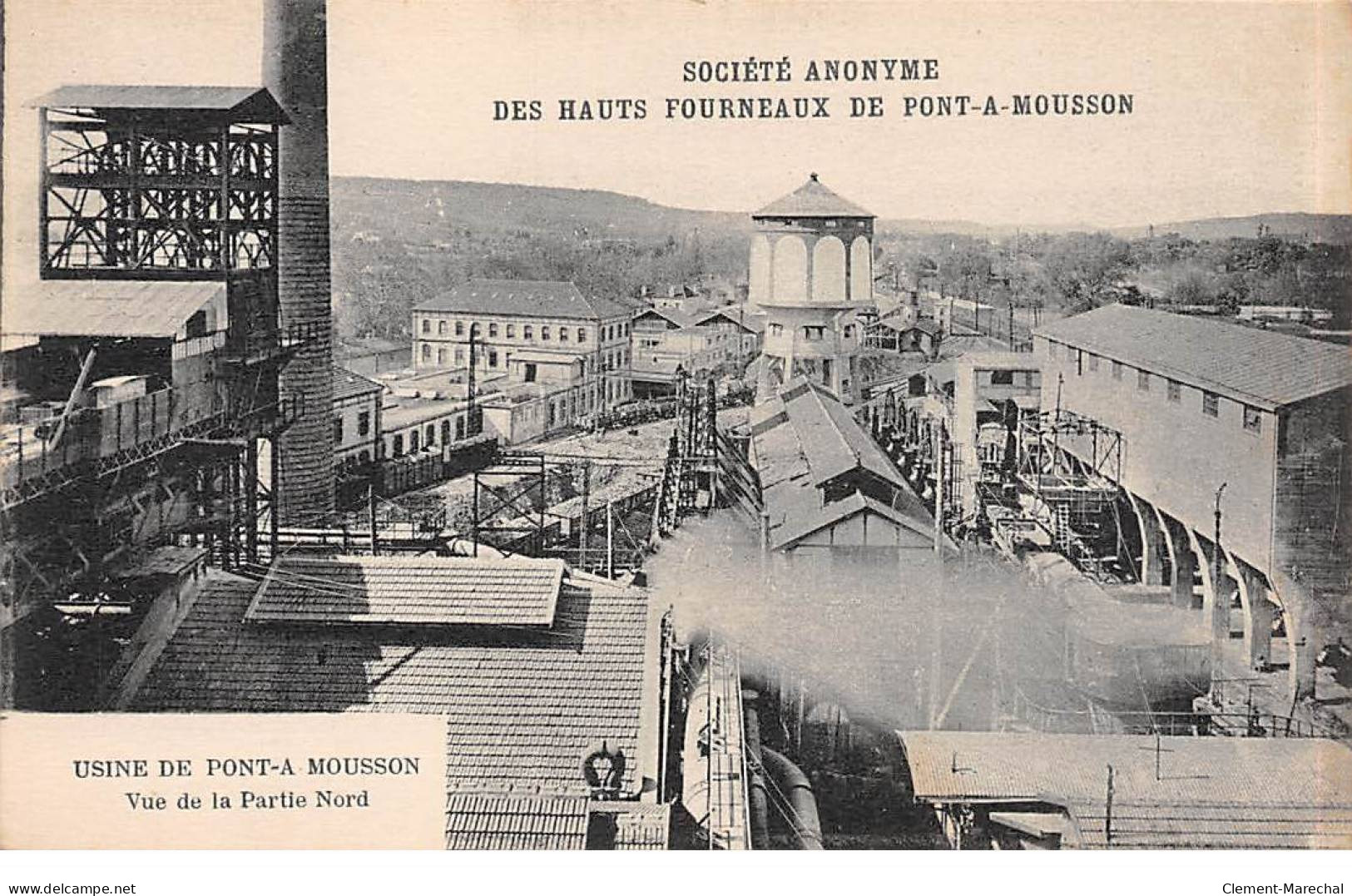 Société Anonyme Des Hauts Fourneaux De PONT A MOUSSON - Vue De La Partie Nord - Très Bon état - Pont A Mousson