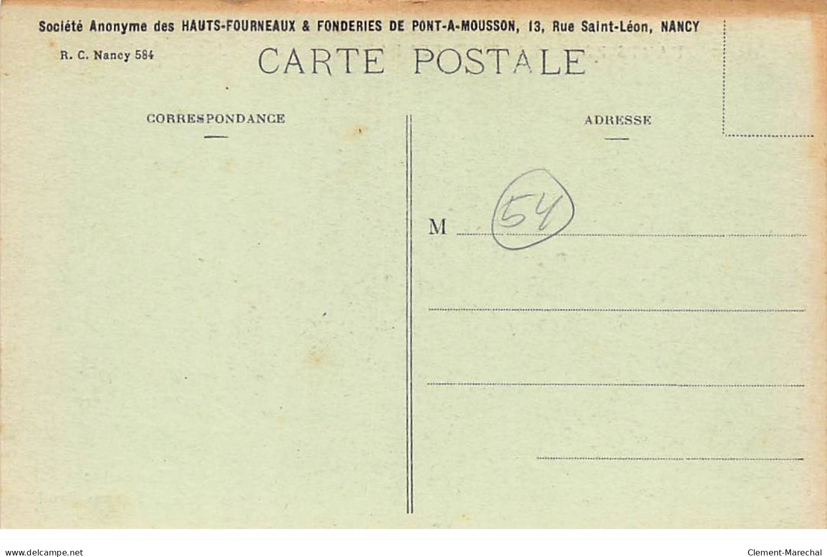 Société Anonyme Des Hauts Fourneaux De PONT A MOUSSON - Ensemble Des Usines à Sous Produits - Très Bon état - Pont A Mousson