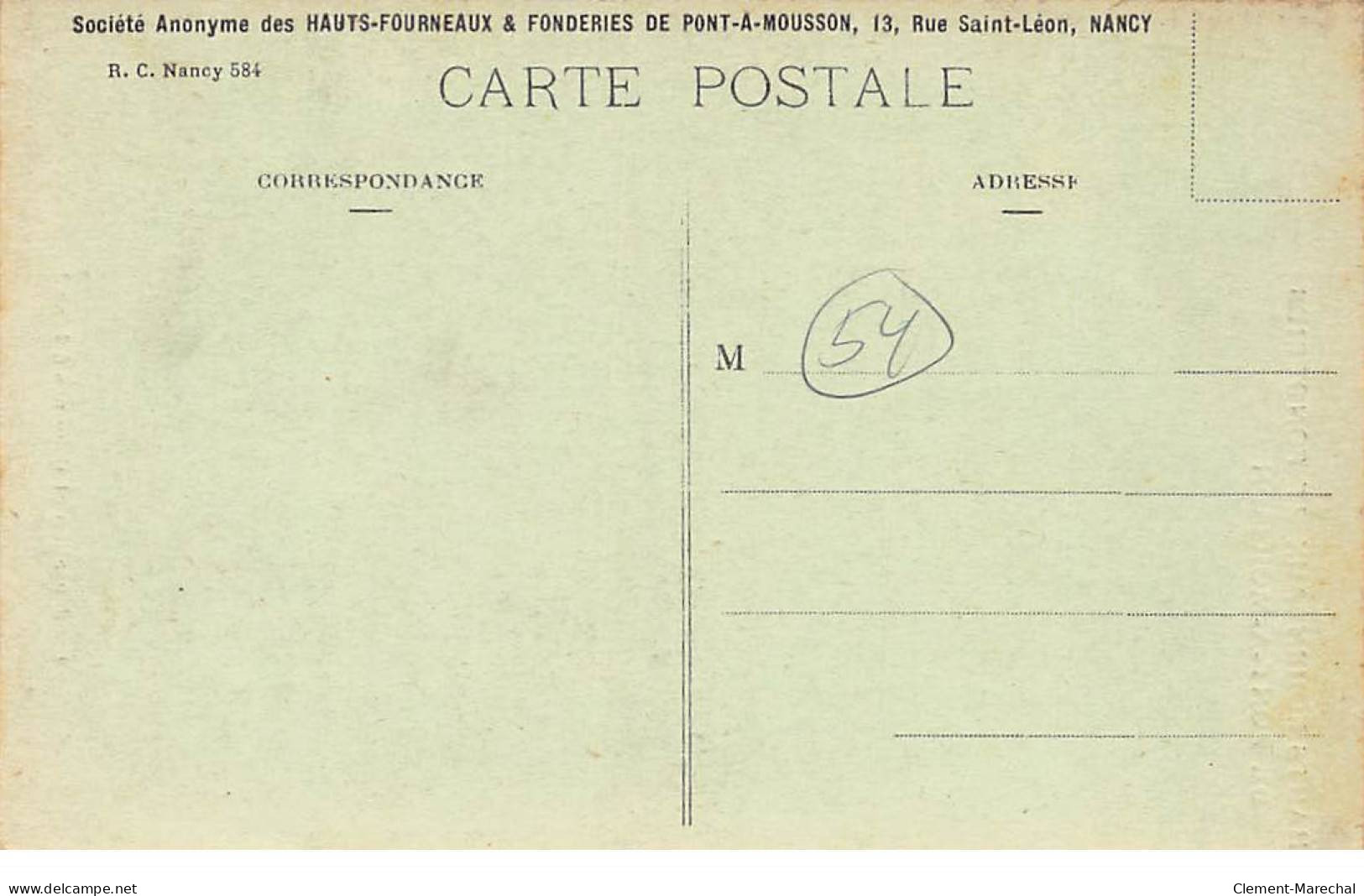 Société Anonyme Des Hauts Fourneaux De PONT A MOUSSON - Colonnes à Benzol - Très Bon état - Pont A Mousson