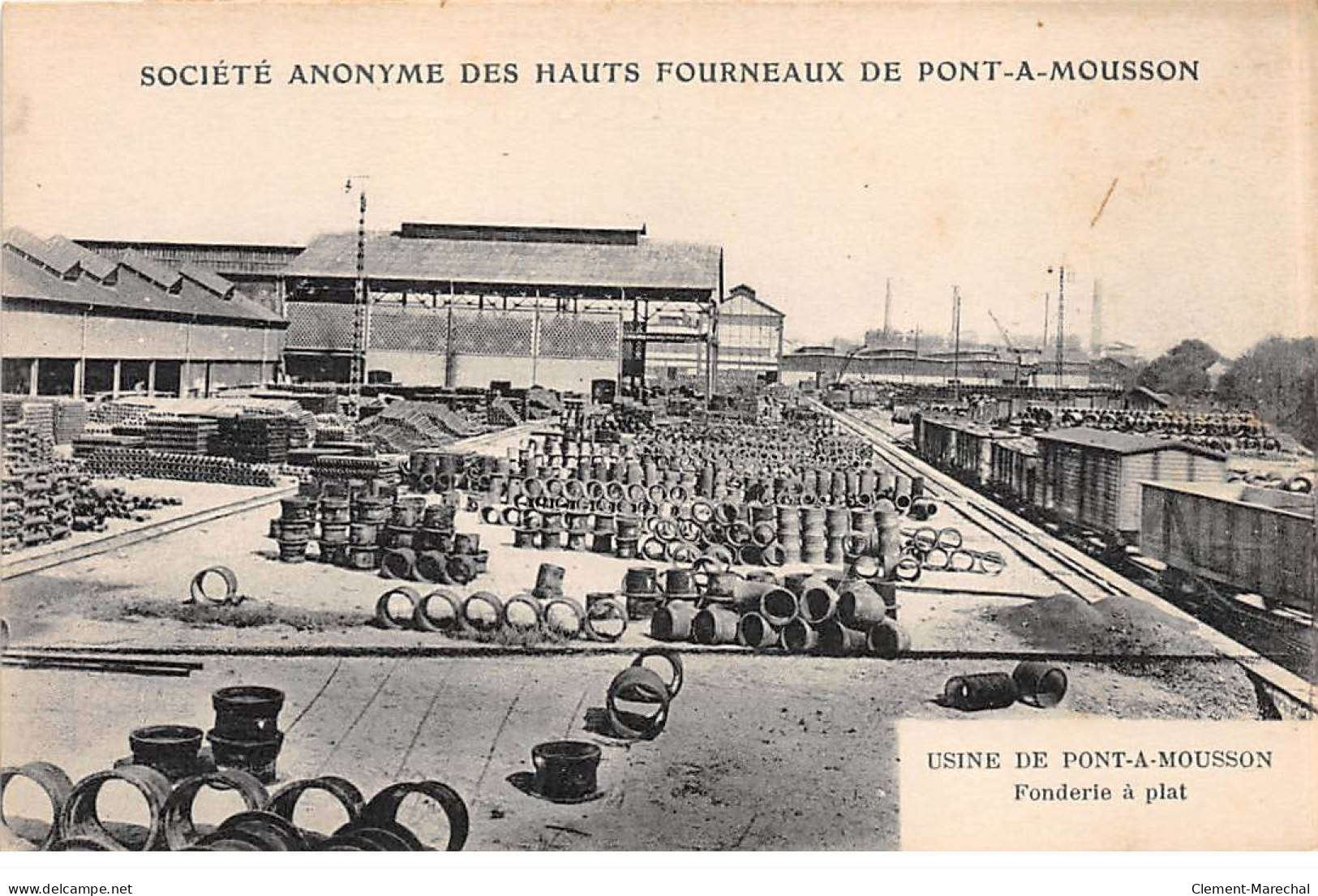 Société Anonyme Des Hauts Fourneaux De PONT A MOUSSON - Fonderie à Plat - Très Bon état - Pont A Mousson