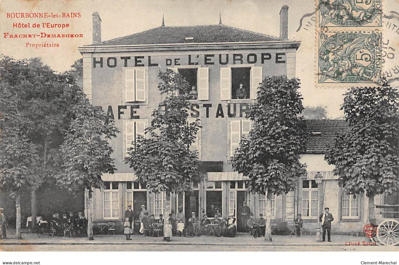 BOURBONNE LES BAINS - Hôtel De L'Europe - Très Bon état - Bourbonne Les Bains