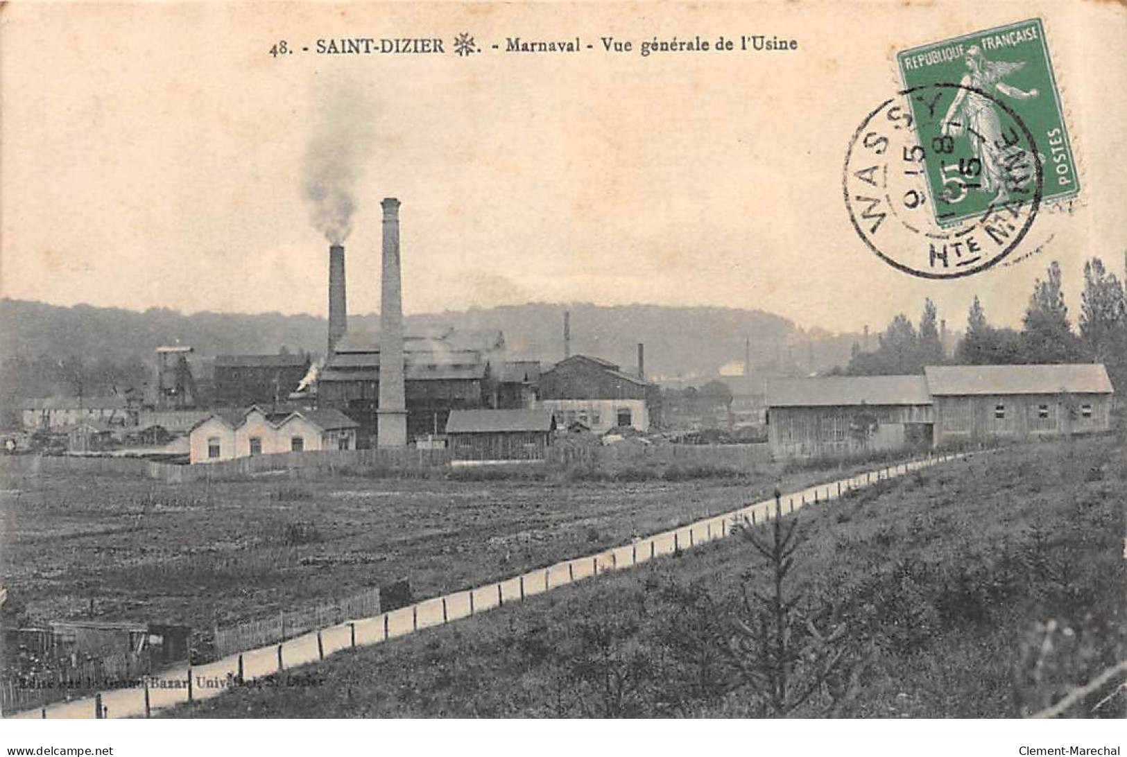 SAINT DIZIER - Marnaval - Vue Générale De L'Usine - Très Bon état - Saint Dizier