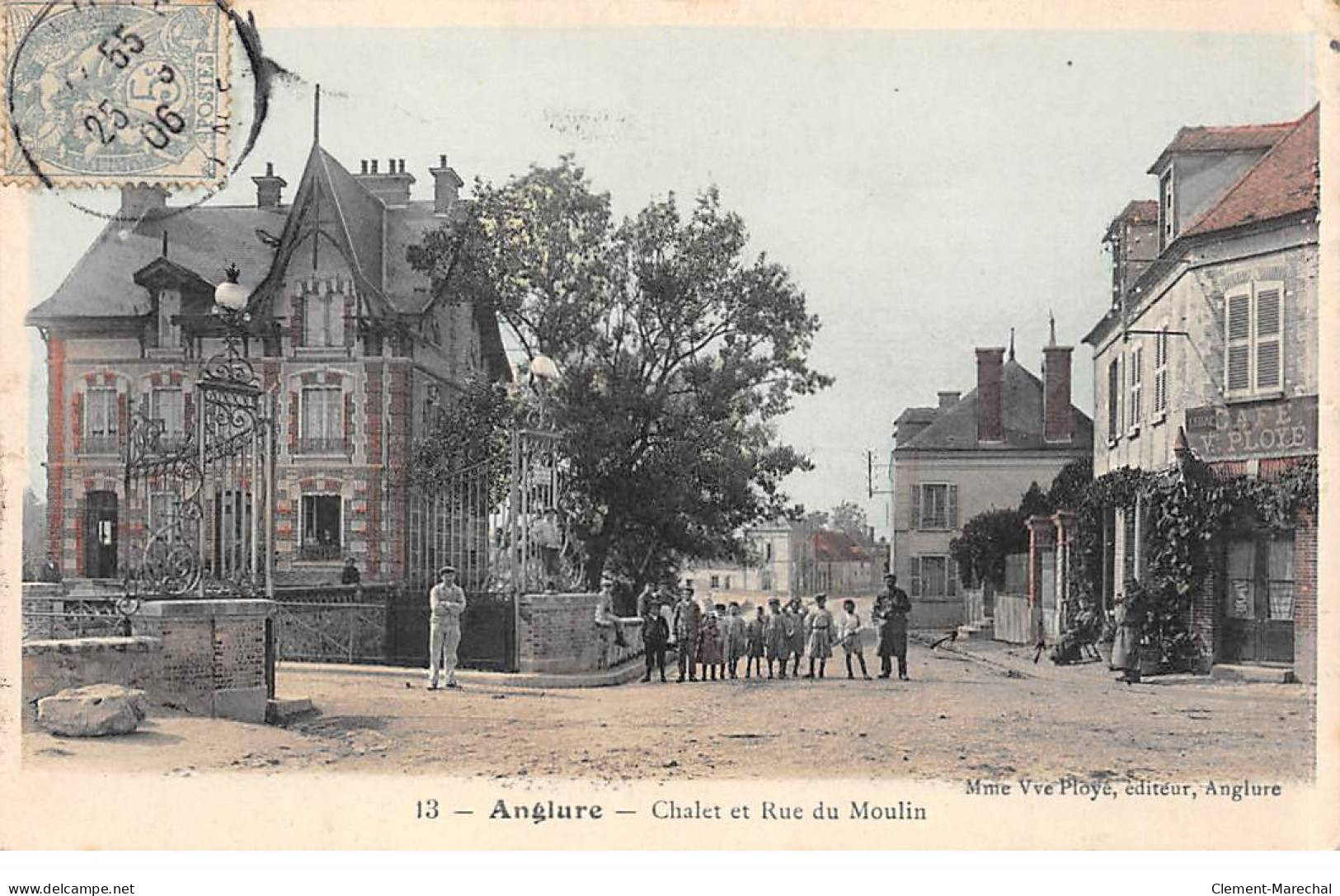 ANGLURE - Chalet Et Rue Du Moulin - état - Anglure