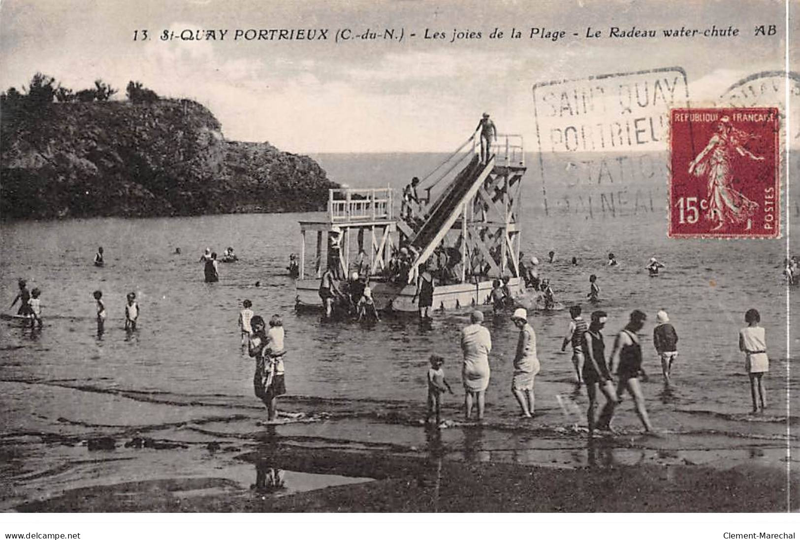 SAINT QUAY PORTRIEUX - Les Joies De La Plage - Le Radeau Water Chute - Très Bon état - Saint-Quay-Portrieux