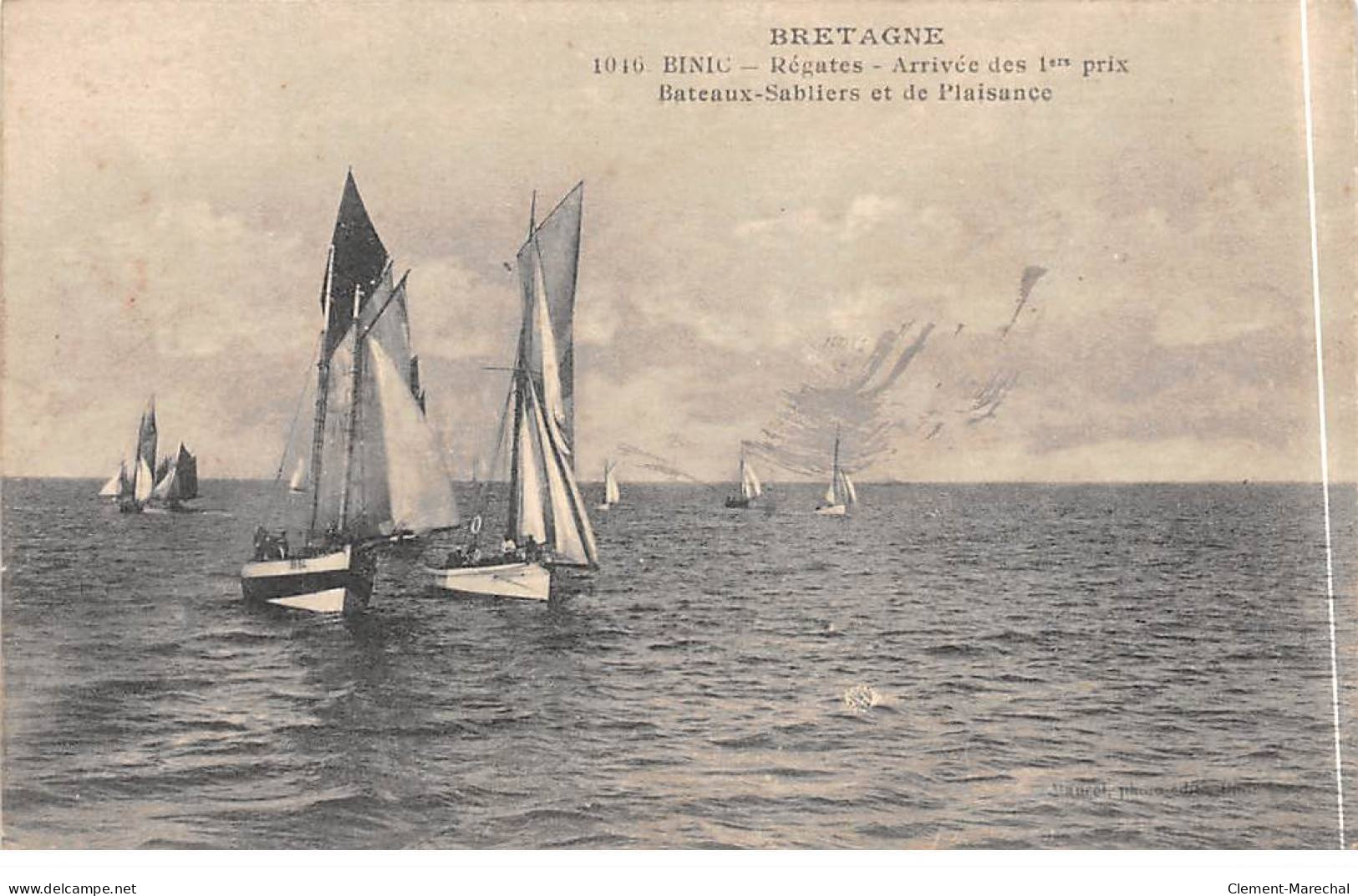 BINIC - Régates - Arrivée Des 1ers Prix - Bateaux Sabliers Et De Plaisance - état - Binic