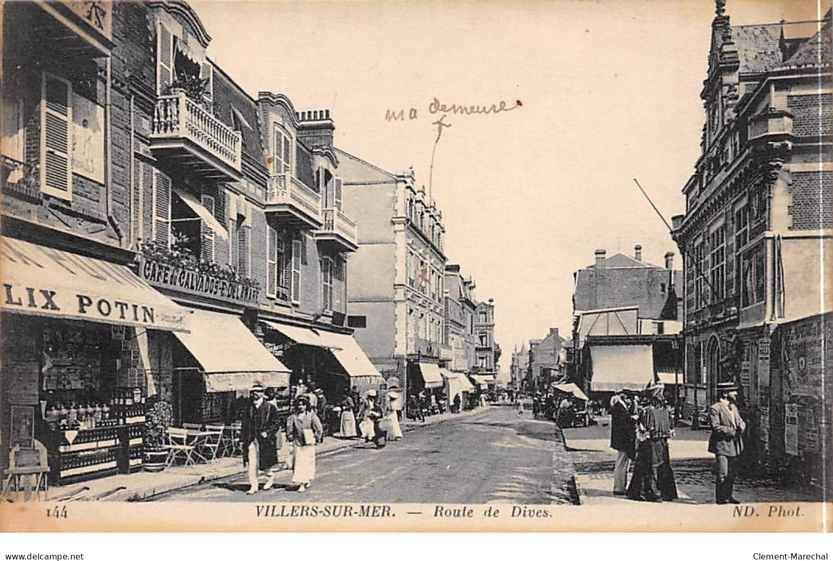 VILLERS SUR MER - Route De Dives - Très Bon état - Villers Sur Mer