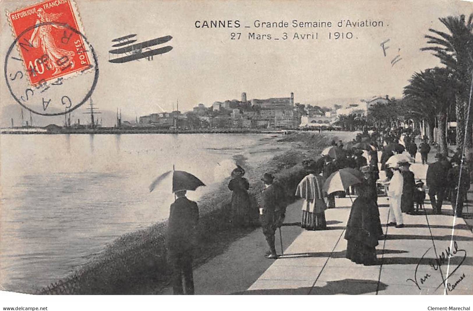 CANNES - Grande Semaine D'Aviation - Avril 1910 - état - Cannes