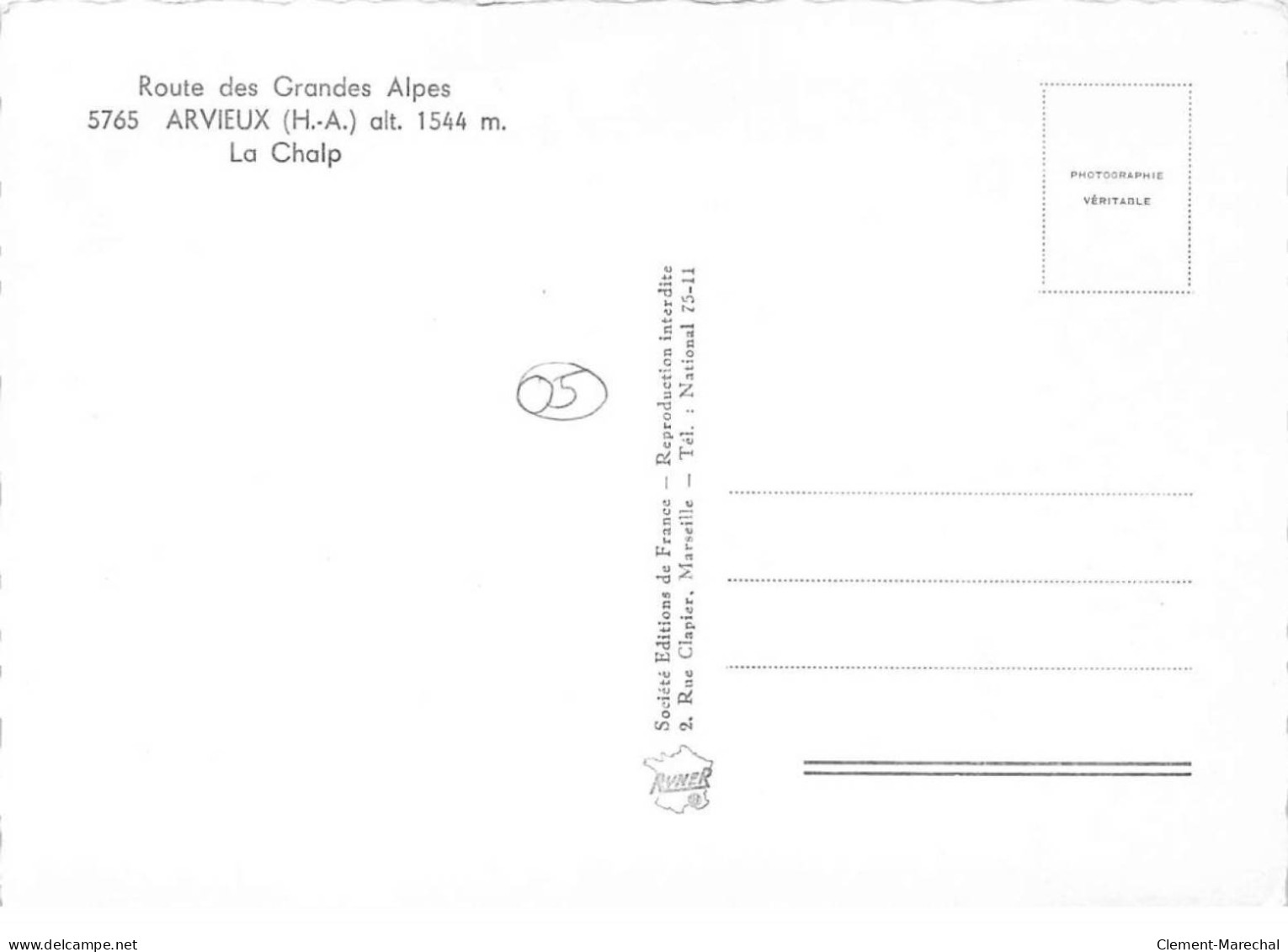 ARVIEUX - La Chalp - Très Bon état - Andere & Zonder Classificatie