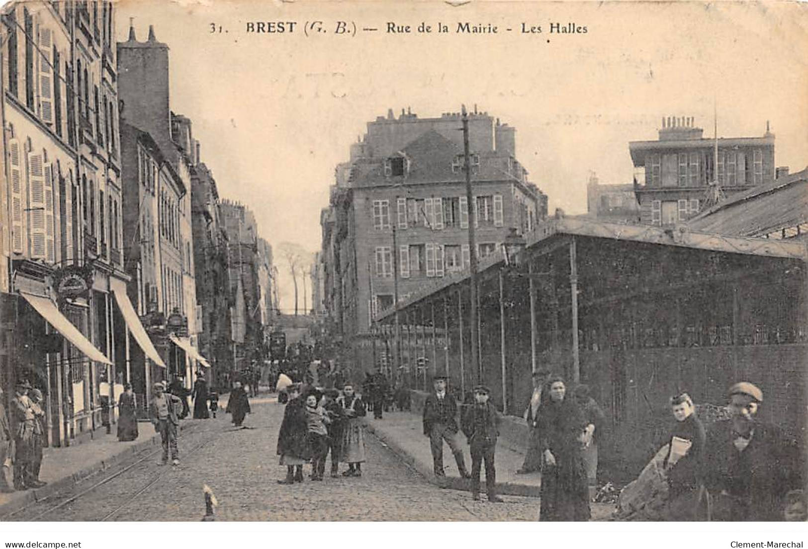 BREST - Rue De La Mairie - Les Halles - état - Brest